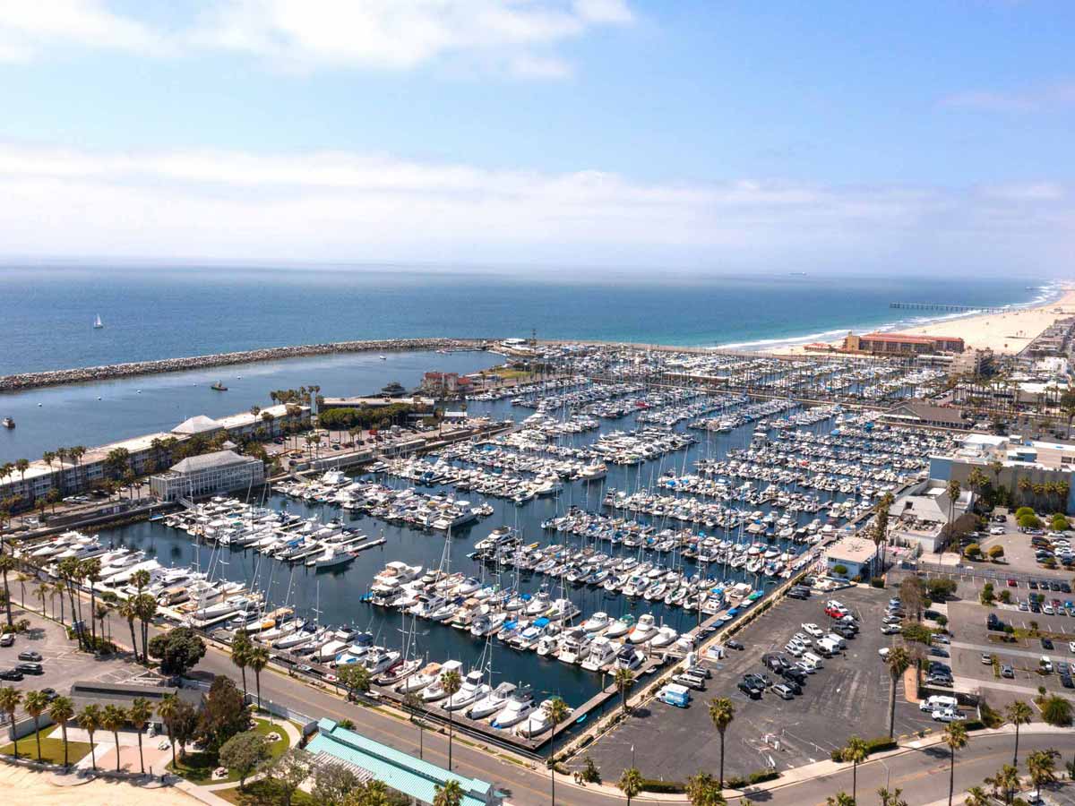 Onsite businesses and vendors at Portofino Marina in King Harbor